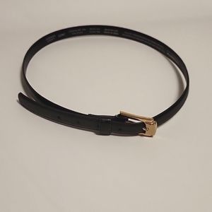 Women's Liz Claibirne Black Leather Belt